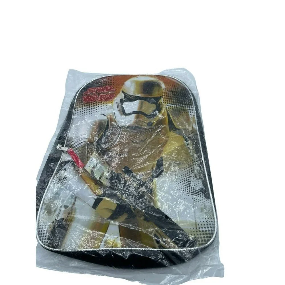 Disney The Force Awakens Storm Trooper Star Wars Bookbag NWT NEW SEALED Kids